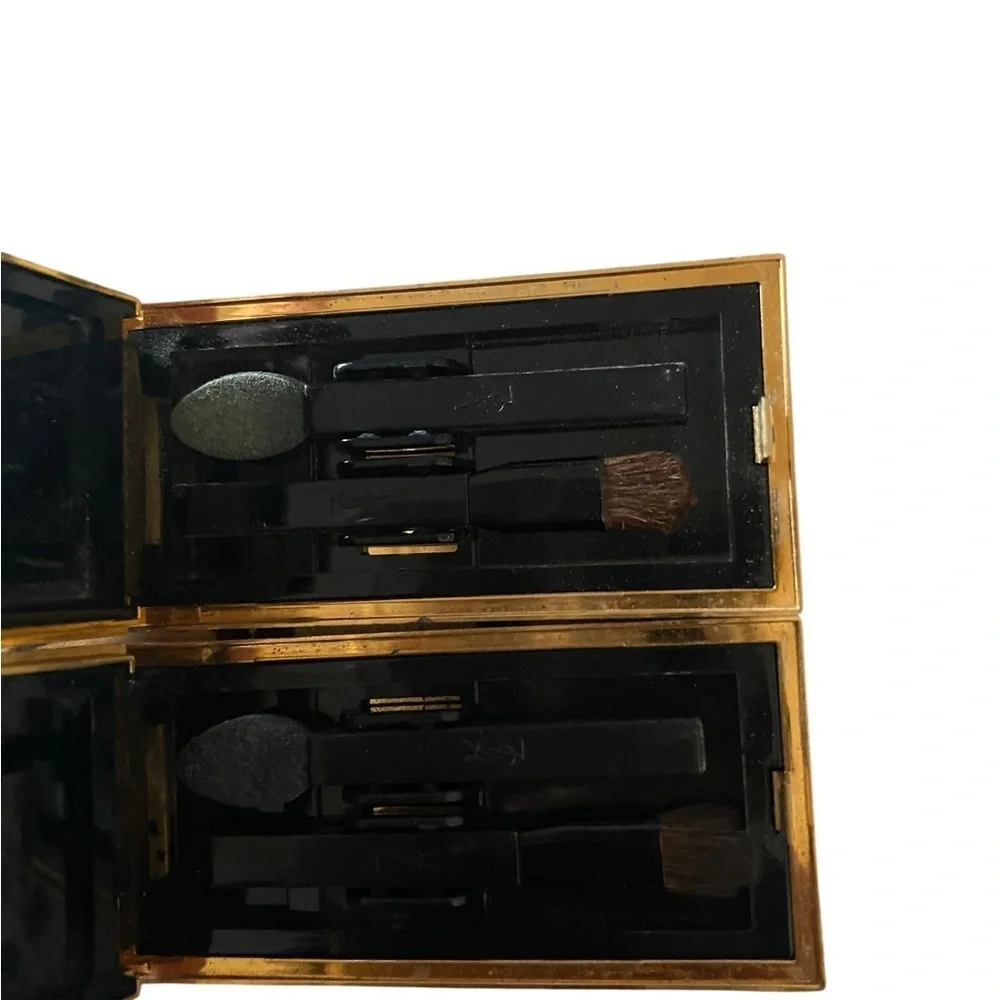 Yves Saint Laurent YSL Couture Mini Clutch Eyeshadow solo Palettes green black